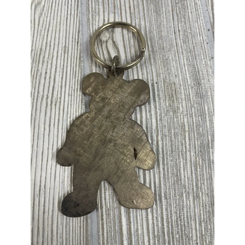 Keychain Lot of 6 Animal Theme Cow Raccoon Monkeys Bear Duck Key Chains Fobs